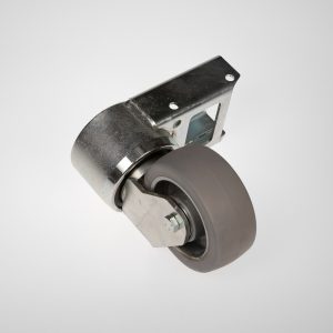 SWIVEL CASTOR WHEEL Ø100MM WITH EXTENDED MOUNTING BRACKET