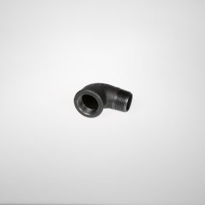 90 DEG ELBOW M/F (BLACK) 3"