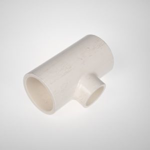 PVC TEE 90 DEG 50 X 32MM 10 BAR - WHITE