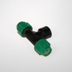 PE TEE 16MM X 3/4" 10 BAR FEMALE