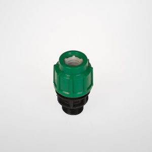 PE COUPLING 20MM X 1/2" 10 BAR MALE