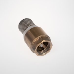 FOOT VALVE 3/4" - SPRING OPERATED COMPLETE WITH STAINLESS STEEL STRAINER