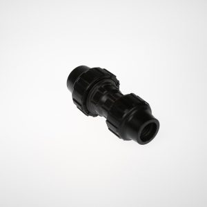 BLACK PE REDUCING COUPLING 25 X 20MM