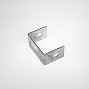 GALVANISED SUSPENSION BRACKET FOR BOX SECTION 100X30 WITH 2 X Ø16MM