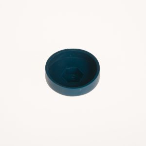 NYLON HEX BOLT CAP 8 MM BLUE (2)