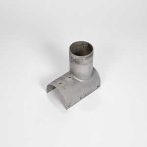 ALUMINIUM DRAIN SPOUT Ø100MM - EXTERNAL, FEMALE, FOR ROUND BOAL GUTTER