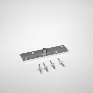 MOUNTING PLATE FOR 10MM DOOR UPPER RUNNING SET