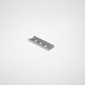 RIDGE BOTTOM COUPLING CLAMP 19.5 X 60 X 6 MM - 3 HOLES 7 MM - SET